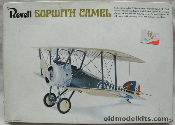 Revell 1/28 William Barker's Sopwith Camel, H291-250 plastic model kit